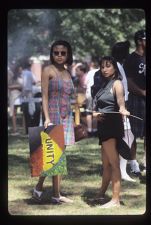 Students standing in The Mall