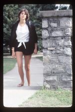Students walking on campus