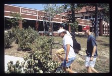 Students walking to class