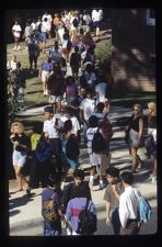 Students walking to class