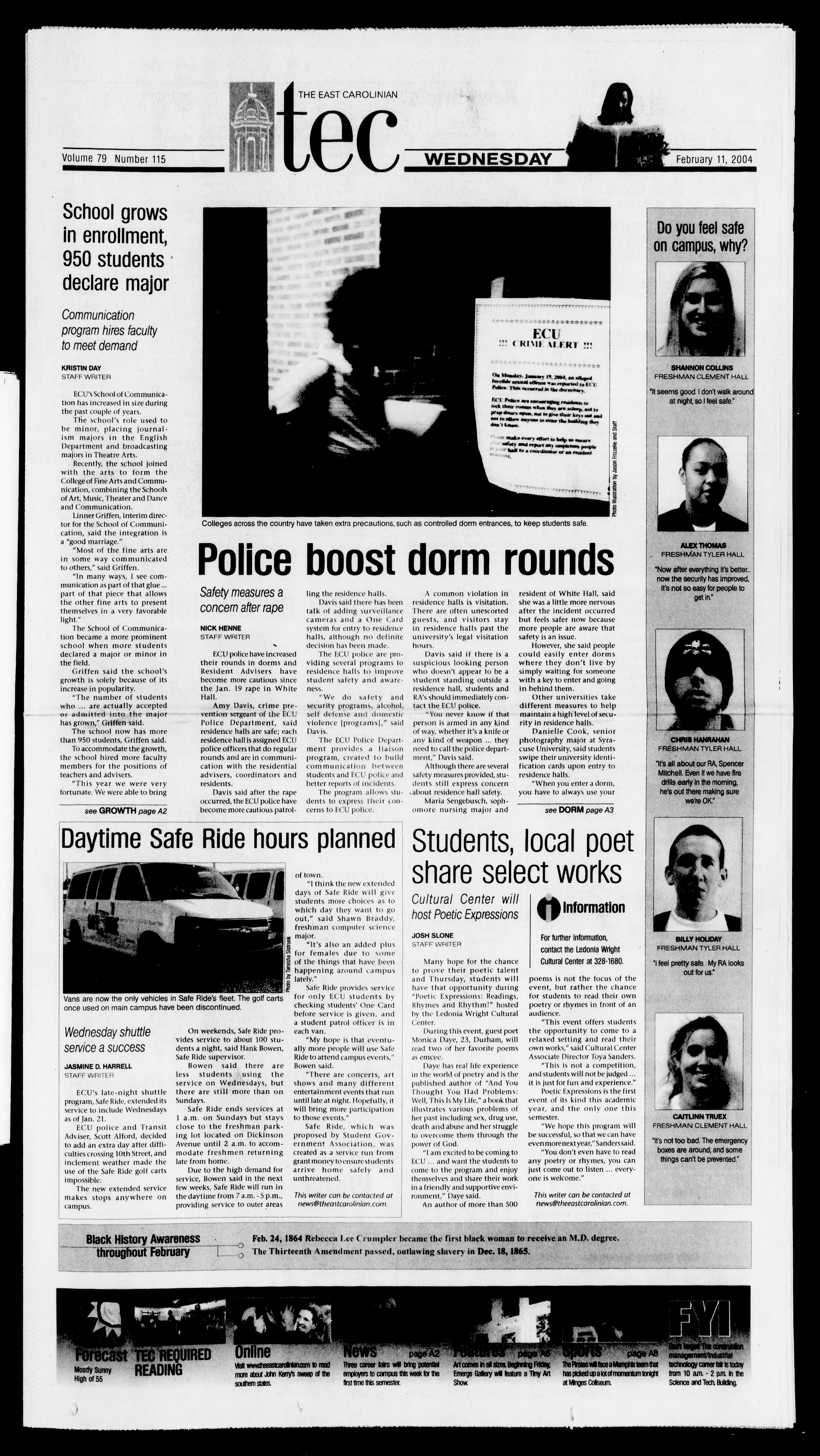 The East Carolinian, February 11, 2004 picture