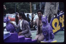 Omega Psi Phi Homecoming Parade float