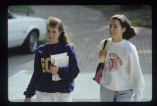 Students walking to class