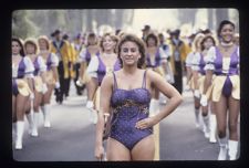 Majorettes in homecoming parade