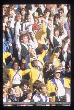 Pirate fans and Marching Band cheer