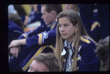 Marching Band member spectates