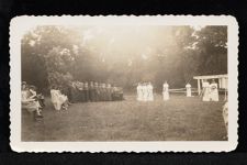 House of Comradeship group ceremony at Camp Leach