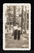 Adviser Louise Williams and Helen Stone at Camp Leach 