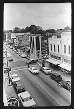 Street scene in downtown Farmville, N.C. 