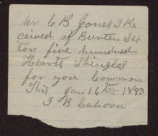 Receipts from 1880