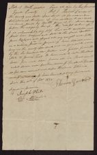 Deed of land to Bartlett Jones, 1835
