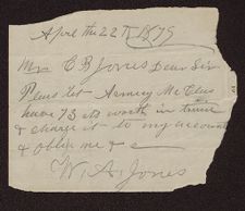 Receipts, 1879