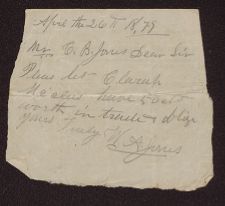 Receipts, 1879