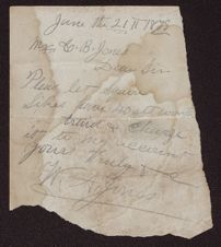Receipts, 1879