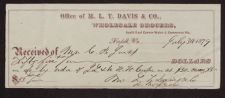 Receipts, 1879