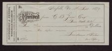 Receipts, 1879