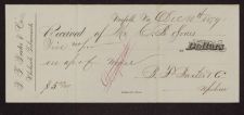 Receipts, 1879