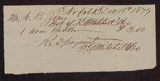 Receipts, 1879