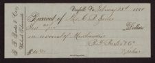 Receipts, 1880