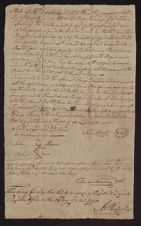 Deed of land to Bartlett Jones, 1790