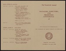 Managers, Directors, and Promoters Conference 1982