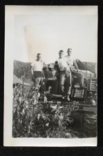 Max Ray Joyner, Sr., and others on military base