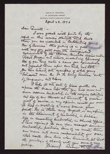 Letter from Leslie H. Campbell to Carroll H. Leggett