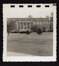 Flanagan Building across the campus mall