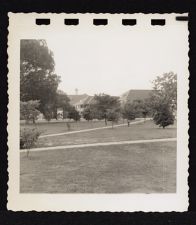 Campus mall and main campus residence halls