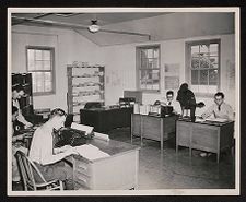 Photograph of Dr. Fulghum at his Desk