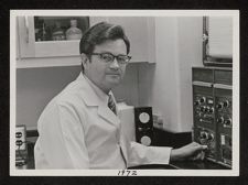 Photograph of Dr. Fulghum at the Brody School of Medicine 