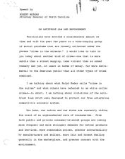 Robert Morgan Speech, March 1972