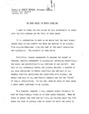 Robert Morgan Speech, 26 January 1973