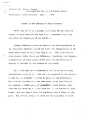 Robert Morgan Speech, 1 April 1974