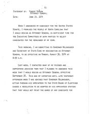 Robert Morgan Speech, 14 June 1974