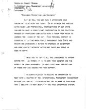 Robert Morgan Speech, 3 September 1974