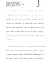 Robert Morgan Speech, 1 May 1976