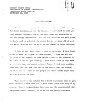 Robert Morgan Speech, 29 September 1980