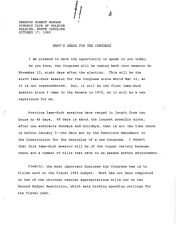 Robert Morgan Speech, 17 October 1980