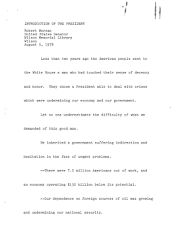 Robert Morgan Speech, 5 August 1978