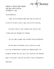 Robert Morgan Speech, 30 September 1978