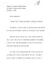 Robert Morgan Speech, 7 October 1978