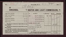 Financial records for the construction of the Rotary Club Building 