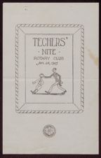 Teachers' Nite program 