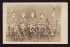 Postcard of Lieut. Merriweather, Cap. Tankersy, Maj. Cleminger, Lieut. Hiatt. Lieut. McConnell