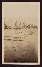 Soldiers lined up for inspection