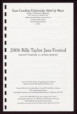 Audio recording of East Carolina University 2006 Billy Taylor Jazz Festival: Jazz 'Bones.