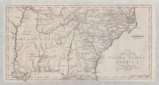 Map of the southern parts of the United States of America by Abraham Bradley, Junr.; corrected by the author