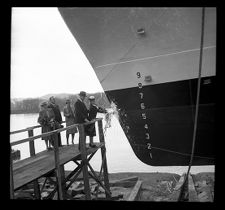 Christening of the "Holly"