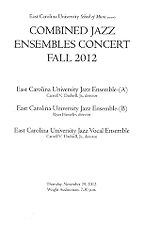 Audio recording of Combined Jazz Ensembles Concert 